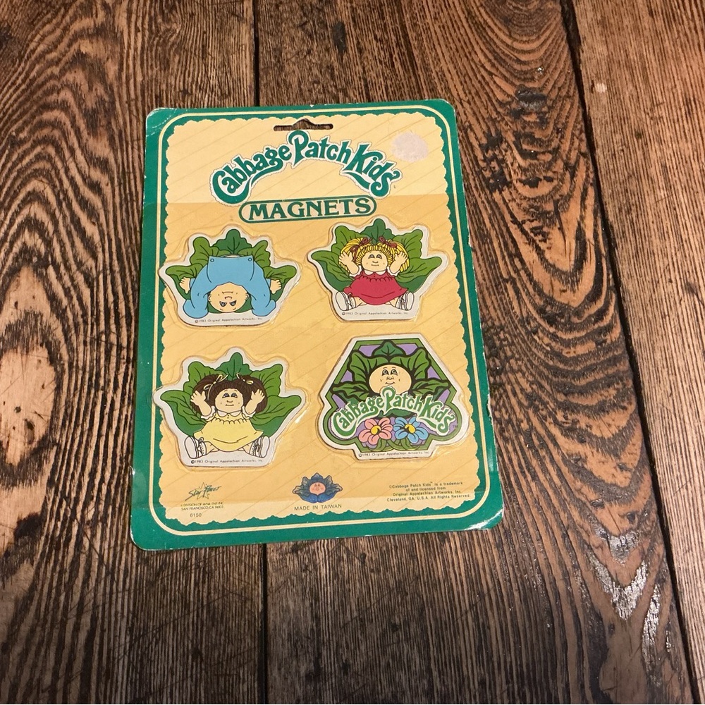 Vintage Cabbage Patch Kids magnets set.